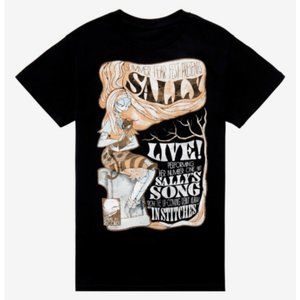 Disney The Nightmare Before Christmas Sally Concert Band Tee Shirt
